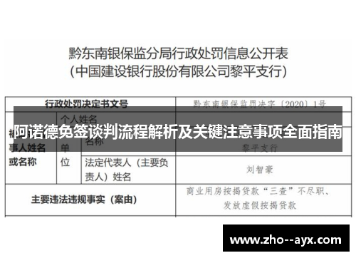 阿诺德免签谈判流程解析及关键注意事项全面指南